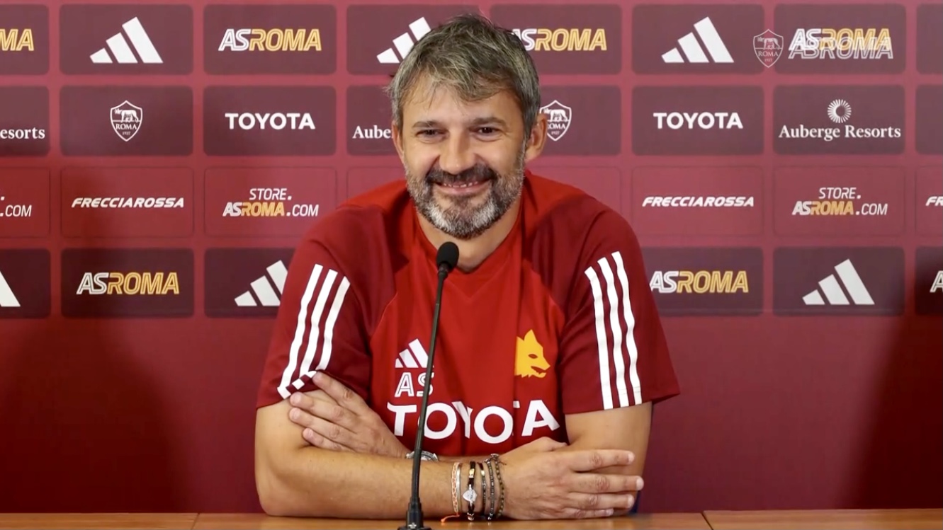 Roma-Juventus Women, yellow and red coach Alessandro Spugna Super Cup