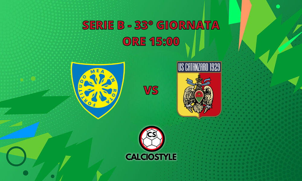 Carrarese-Catanzaro is valid for the 33rd day of Serie B