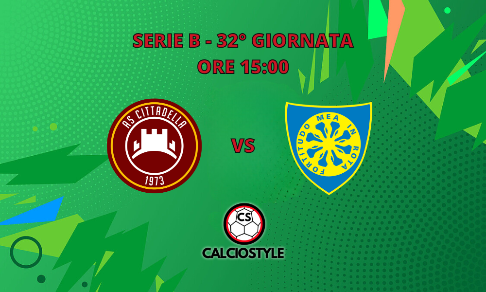 Cittadella-Carrarese is valid for the 32nd matchday of Serie B