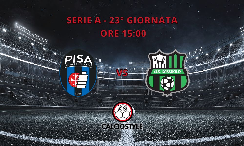 Pisa-Sassuolo, le formazioni ufficiali: prima da titolare per Durosinmi?