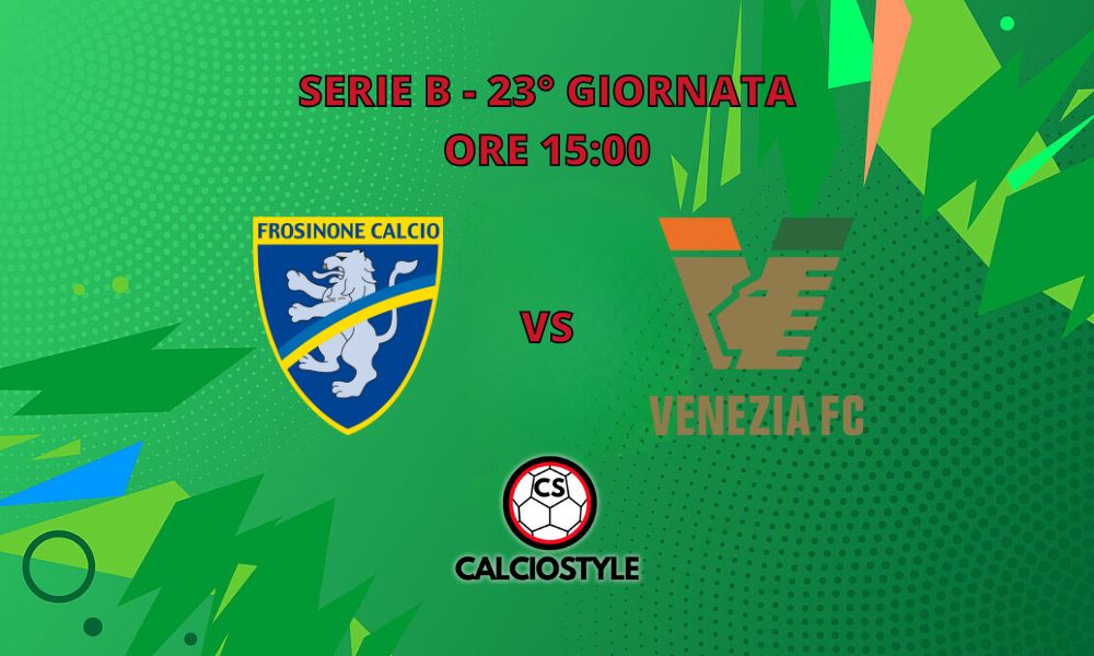 Frosinone-Venezia è valida per la 23° giornata della Serie B