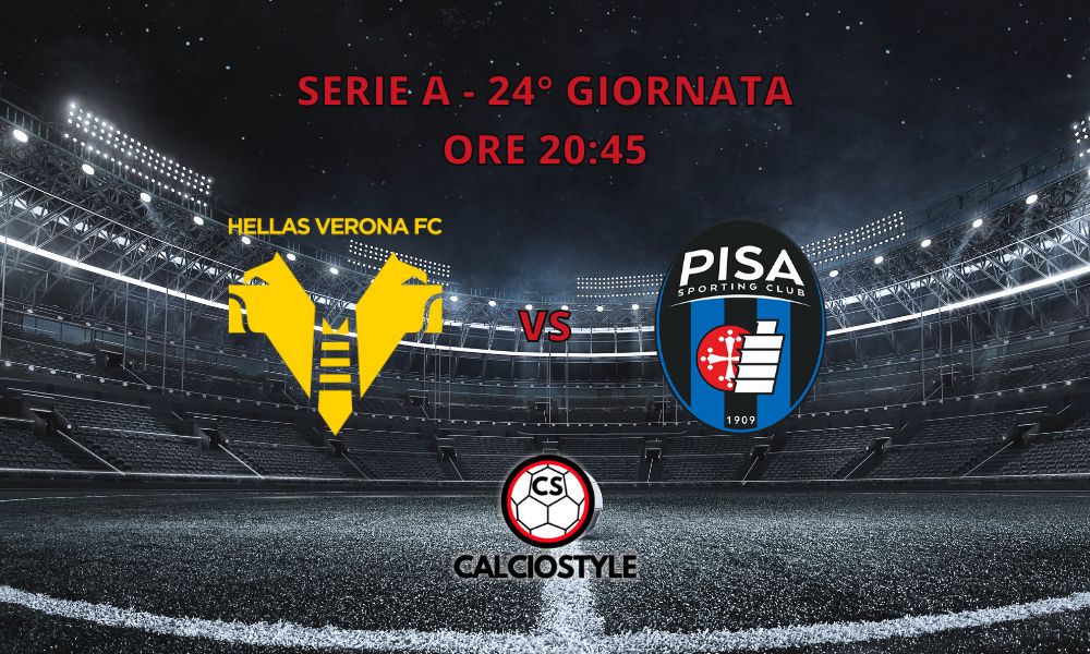 Hellas Verona-Pisa, formazioni ufficiali