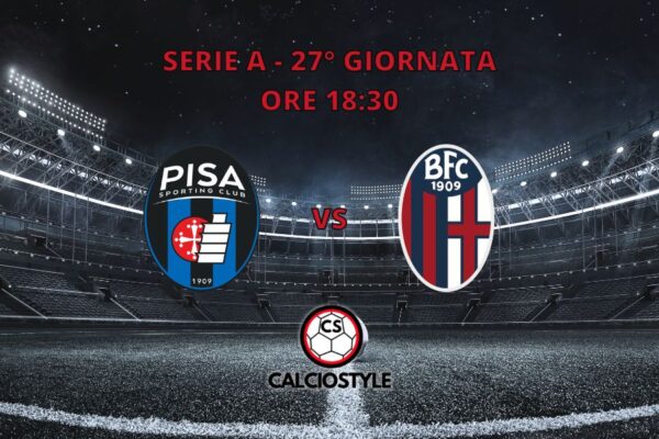 Pisa-Bologna, probabili formazioni e dove vederla