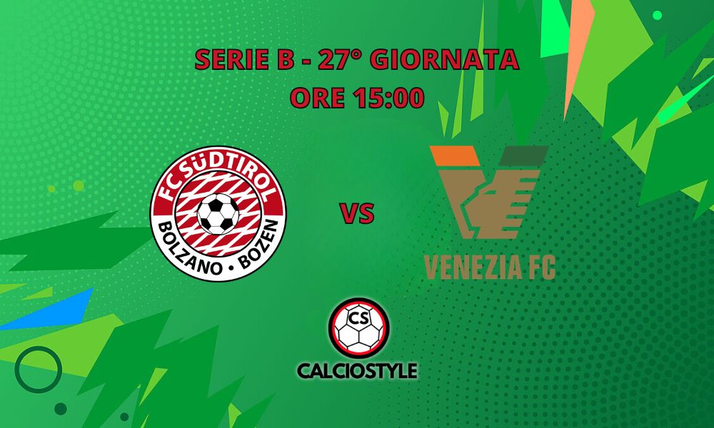 Sudtirol-Venezia: probabili formazioni e dove vederla