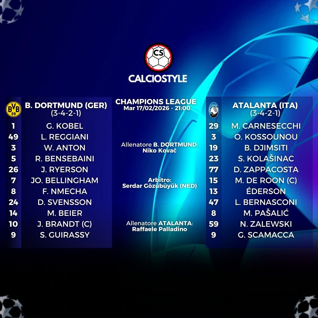 borussia dortmund-atalanta