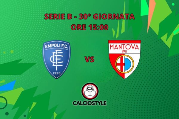 Empoli-Mantova, probabili formazioni e dove vederla