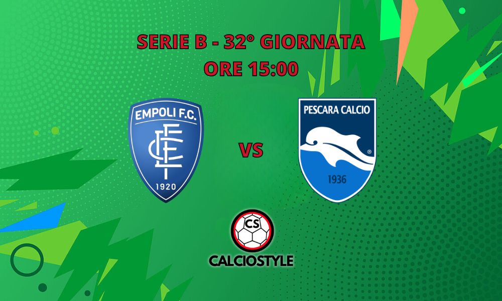 Empoli-Pescara, probabili formazioni e dove vederla