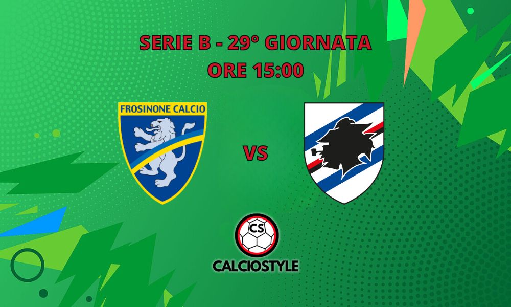 Frosinone-Sampdoria, probabili formazioni e dove vederla