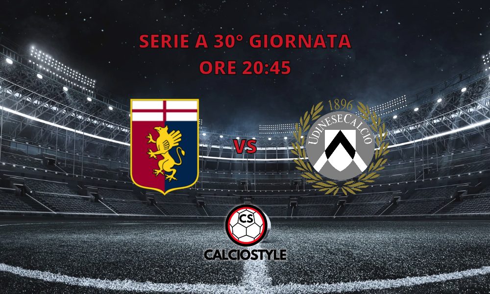 Genoa-Udinese finisce 0-2