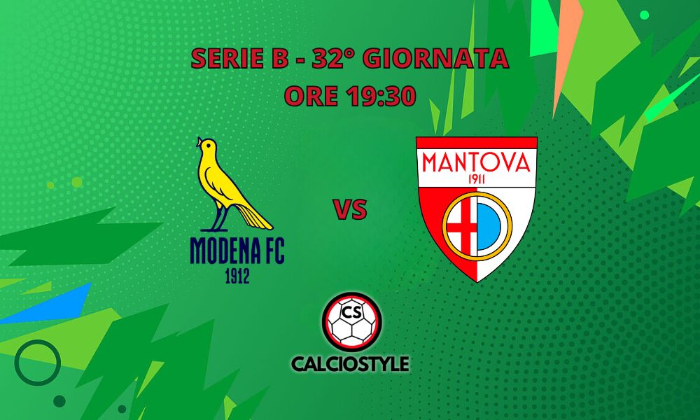 Modena-Mantova, probabili formazioni e dove vederla