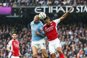 Haaland vs Saliba, Premier League