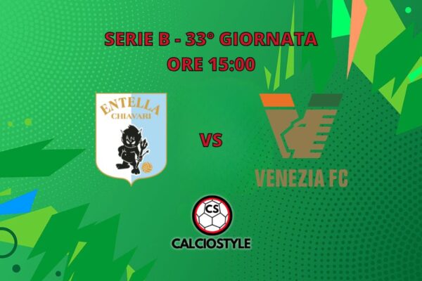 Entella-Venezia: probabili formazioni e dove vederla