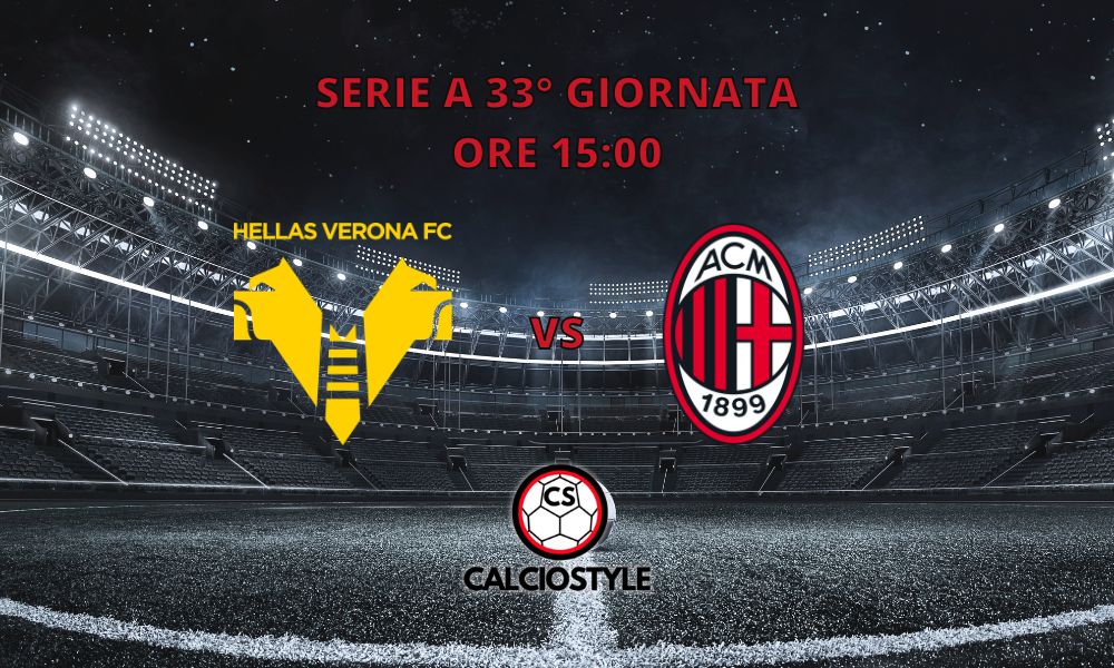 Hellas Verona-Milan, formazioni ufficiali