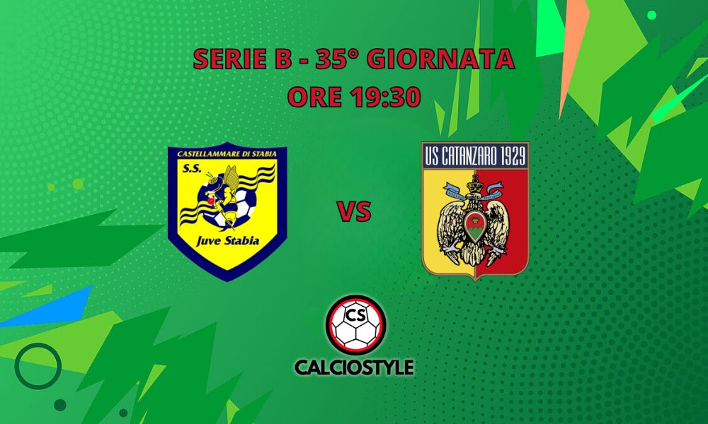 Juve Stabia-Catanzaro è valida per la 35° giornata della Serie B