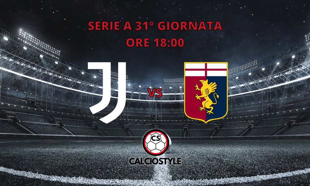 Juventus-Genoa, le formazioni ufficiali