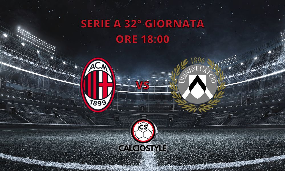 Milan-Udinese, probabili formazioni e dove vederla
