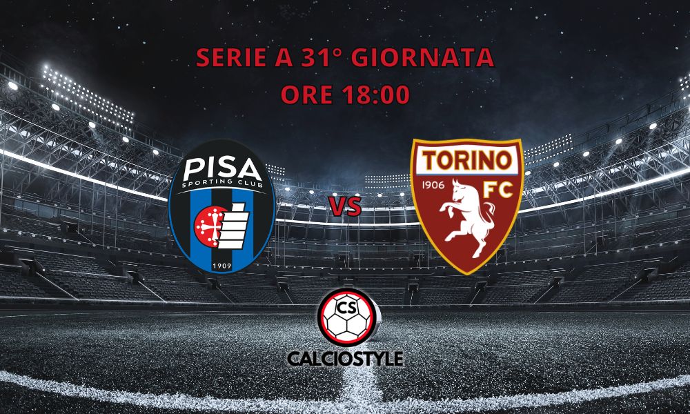 Pisa-Torino, formazioni ufficiali: la scelta su Tramoni
