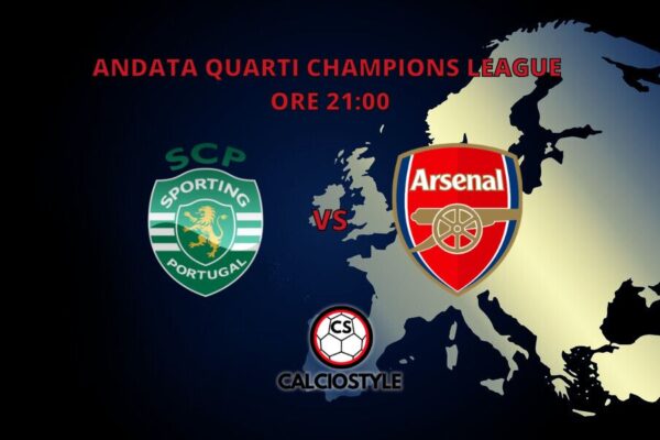 Sporting Lisbona-Arsenal, probabili formazioni e dove vederla